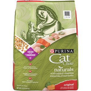 Cat Chow Naturals Original with Real Chicken salmon