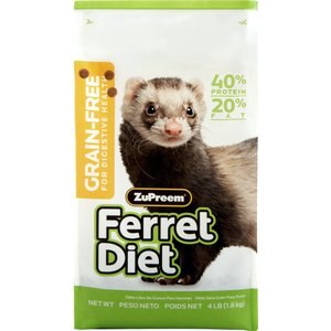 ZuPreem Grain Free Diet Daily Ferret Food, 4-lb bag