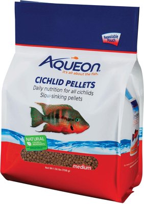 Aqueon Medium Cichlid Pellet Fish Food, slide 1 of 1