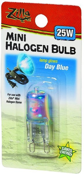 Zilla Light & Heat Mini Halogen Bulb for Reptile Terrariums, Day Blue, 25 Watts slide 1 of 6