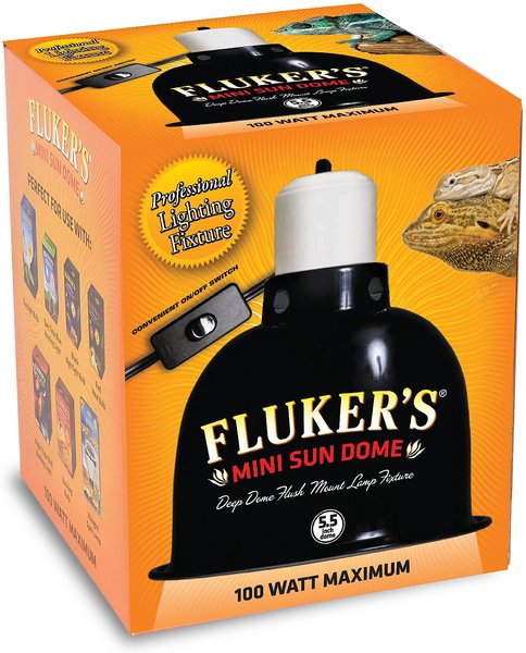 Fluker's Mini Sun Dome Lighting Fixture, 5.5-in slide 1 of 3