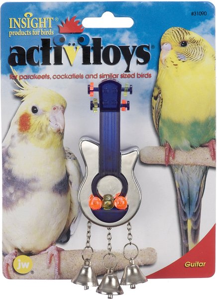 JW Pet Activitoy Birdie Guitar Toy, Small/Medium slide 1 of 3