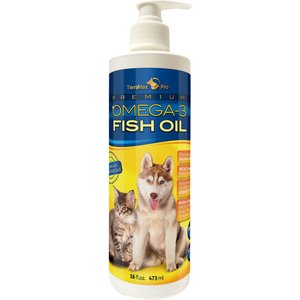 TerraMax Pro Premium Omega-3 Fish Oil Dog Supplement, 16-oz bottle