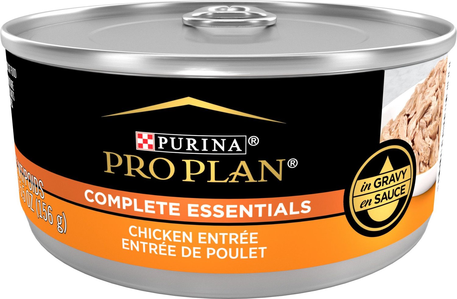 Purina Pro Plan Adult Chicken Entree in Gravy Canned Cat Food, 5.5oz