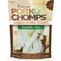 Premium Pork Chomps Baked Pork Strips Dog Treats