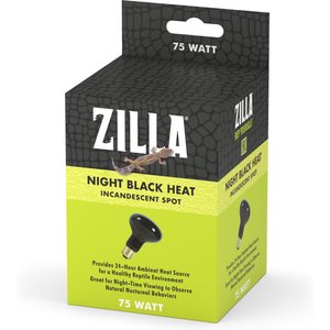 Zilla Night Black Heat Incandescent Spot Reptile Bulb, 75-watt