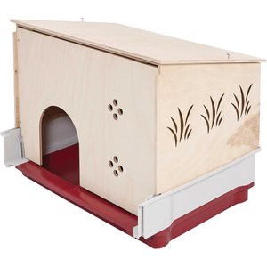 MidWest Wabbitat Deluxe Rabbit Home Wood Hut Expansion