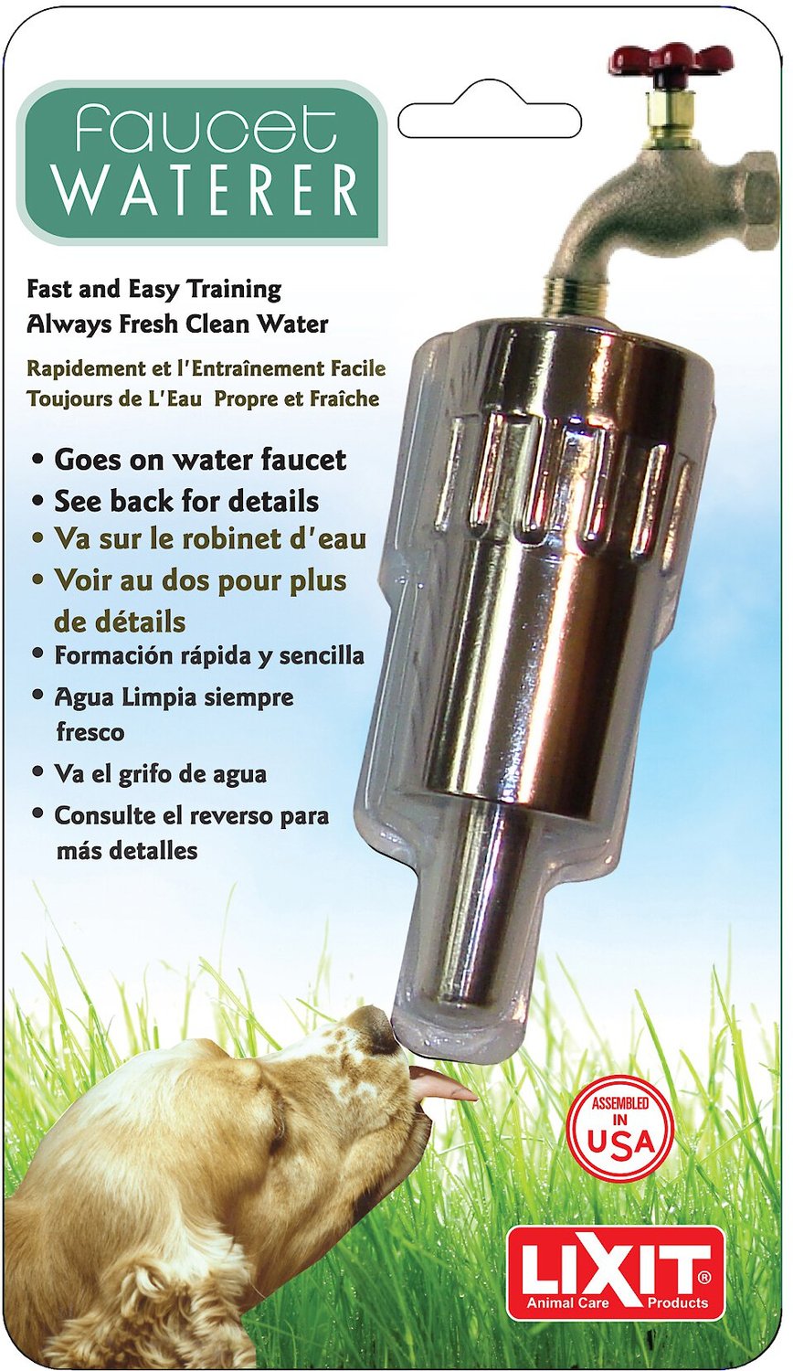LIXIT Dog Faucet Waterer - Chewy.com