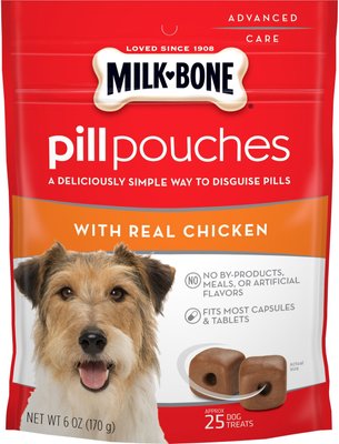 Milk-Bone Pill Pouches with Real Chicken Dog Treats, slide 1 of 1