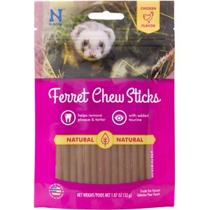 N-Bone Chicken Flavor Chew Stick Ferret Treats, 1.87-oz bag