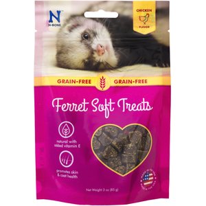 N-Bone Chicken Flavor Grain-Free Soft Ferret Treats, 3-oz bag