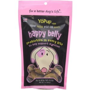 YoPup Happy Belly Biscuits Dog Treats, 7-oz bag