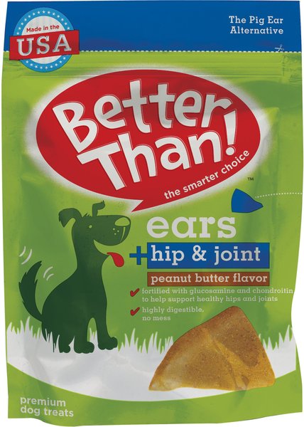 Better Than Ears + Hip & Joint Peanut Butter Flavor Dog Treats, 36 count slide 1 of 6