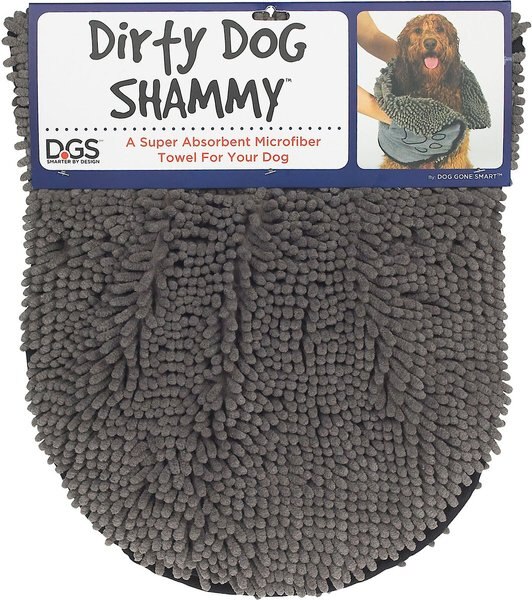 Dog Gone Smart Dirty Dog Shammy Towel, Grey slide 1 of 4