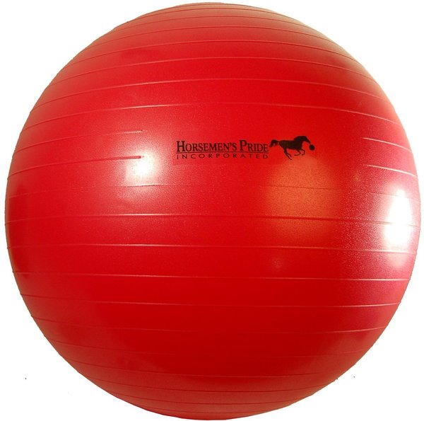 Horsemen's Pride Mega Ball Horse Toy, Red, 25-in slide 1 of 6