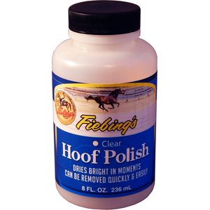 Fiebing's Water Based Horse Hoof Polish, Clear, 8-oz jar