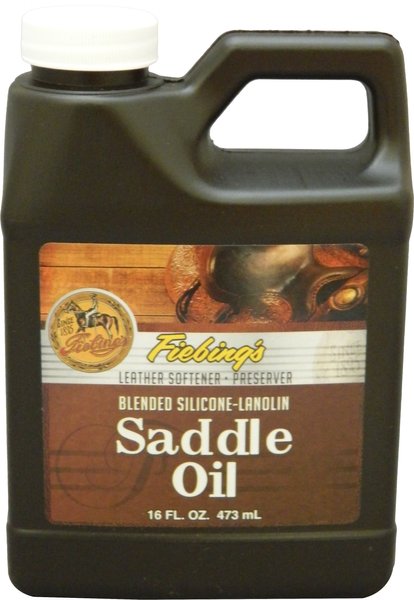 Fiebing's Silicone-Lanolin Saddle Oil for Horses, 16-oz bottle slide 1 of 2
