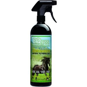 EQyss Grooming Products Barn Barrier Natural Fly Repellent Horse Spray, 32-oz bottle