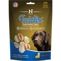 N-Bone  Twistix Yogurt Banana Flavored Large Dental Dog Treats, 5.5-oz bag, Count Varies