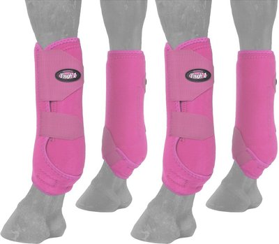 Tough-1 Extreme Vented Horse Sport Boots Set, Pink, slide 1 of 1