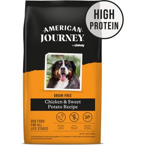 American Journey Chicken & Sweet Potato Recipe Grain-Free Dry Dog Food, 4-lb bag
