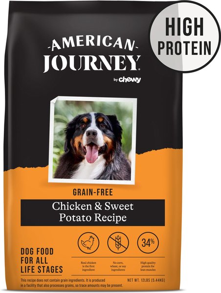 American Journey Chicken & Sweet Potato Recipe Grain-Free Dry Dog Food, 12-lb bag slide 1 of 10