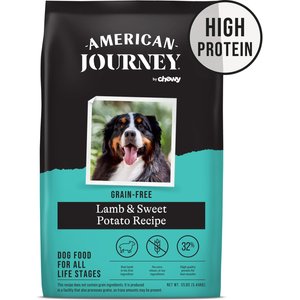 American Journey Lamb & Sweet Potato Recipe Grain-Free Dry Dog Food, 12-lb bag
