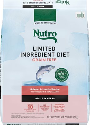 Nutro Limited Ingredient Diet Grain-Free Adult Salmon & Lentils Recipe Dry Dog Food, slide 1 of 1