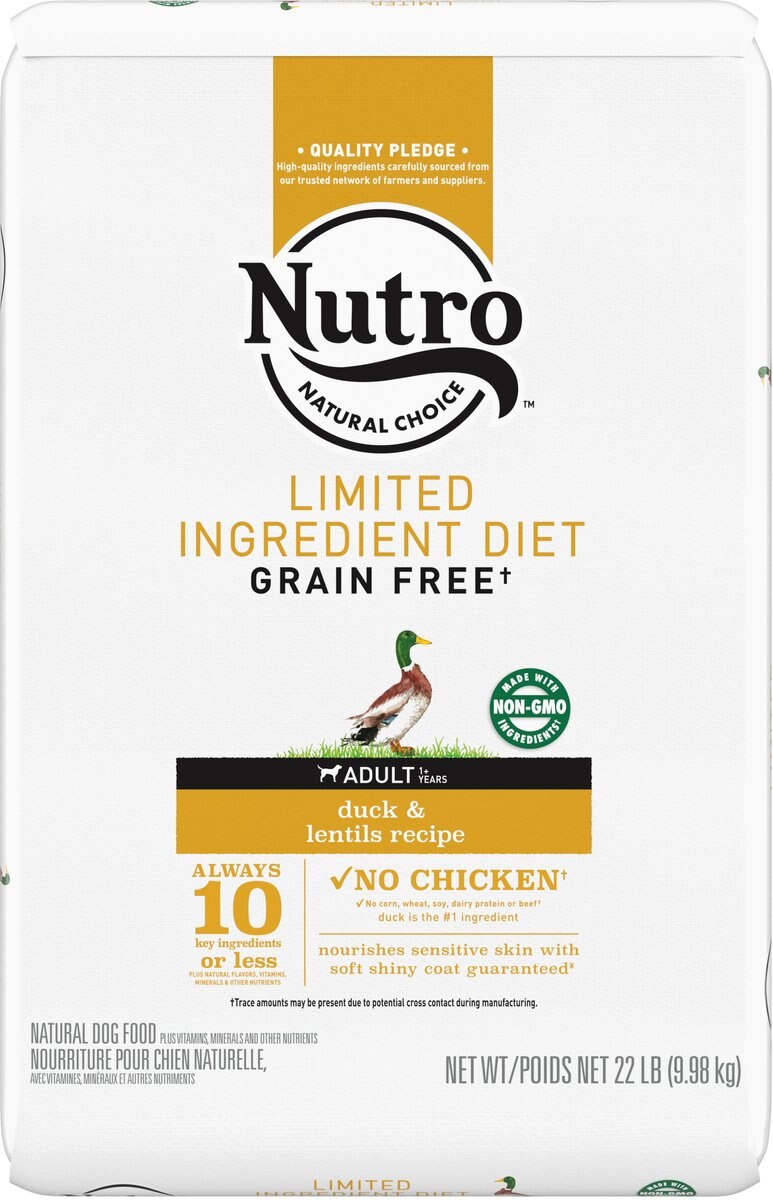 Nutro Limited Ingredient Diet Adult Duck Dry Dog Food