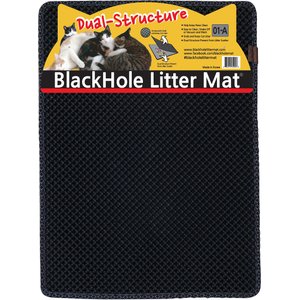 Moonshuttle Blackhole Litter Mat, Dark Gray