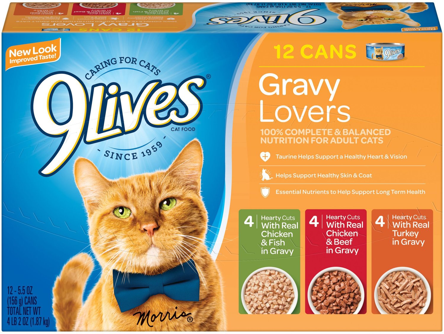 9 Lives Pate Favorites Variety Pack Canned Cat Food Cat Lovster