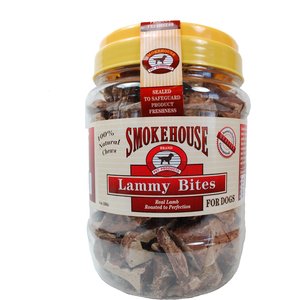 Smokehouse USA Lammy Munchies Dog Treats, 8-oz jar