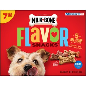 Milk-Bone Flavor Snacks for Small/Medium Dogs, 7-lb box