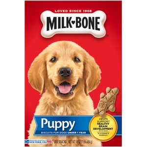 Milk-Bone Original Puppy Biscuit Dog Treats, 16-oz box