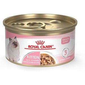 Royal Canin Feline Health Nutrition Thin Slices in Gravy Canned Kitten Food