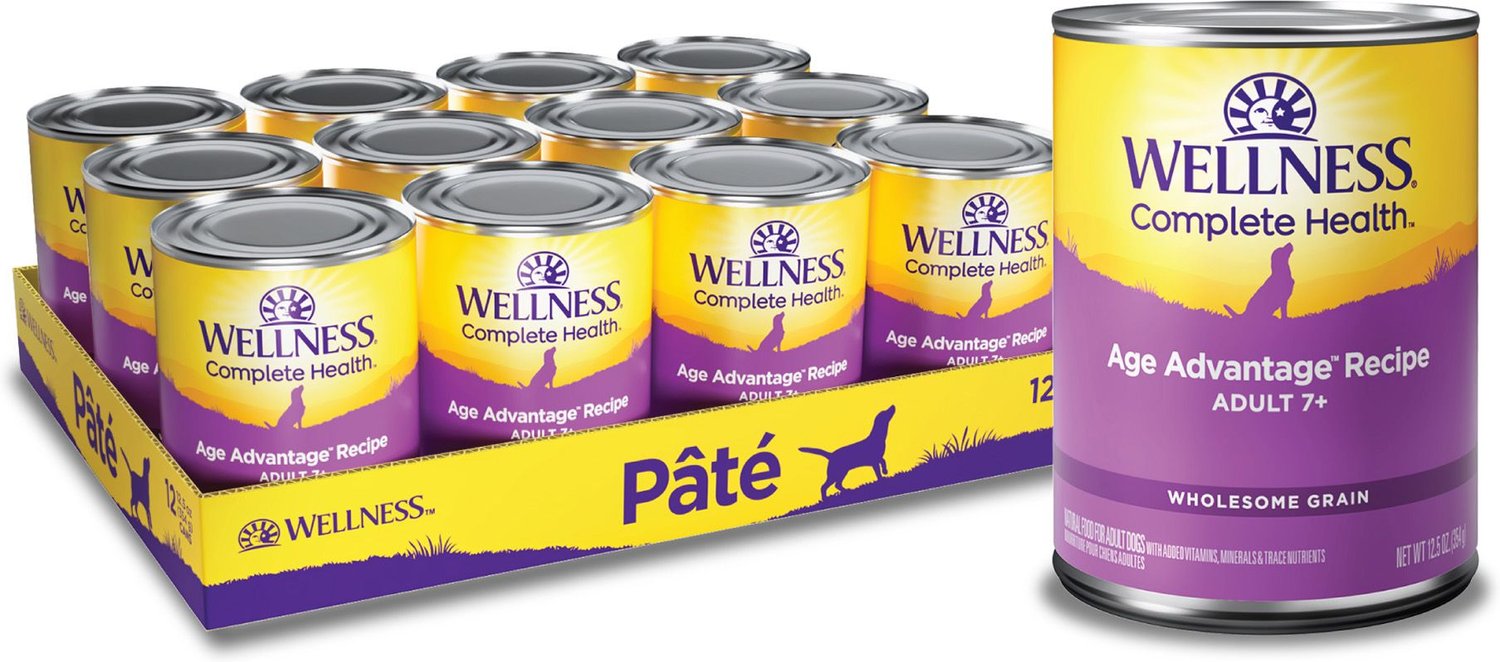 wellness senior formula canned dog food