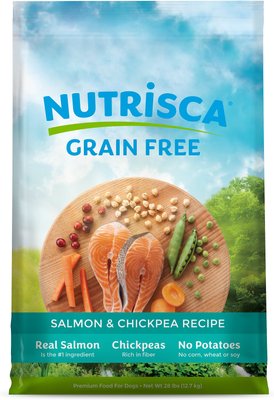 Nutrisca Grain-Free Salmon & Chickpea Recipe Dry Dog Food, slide 1 of 1