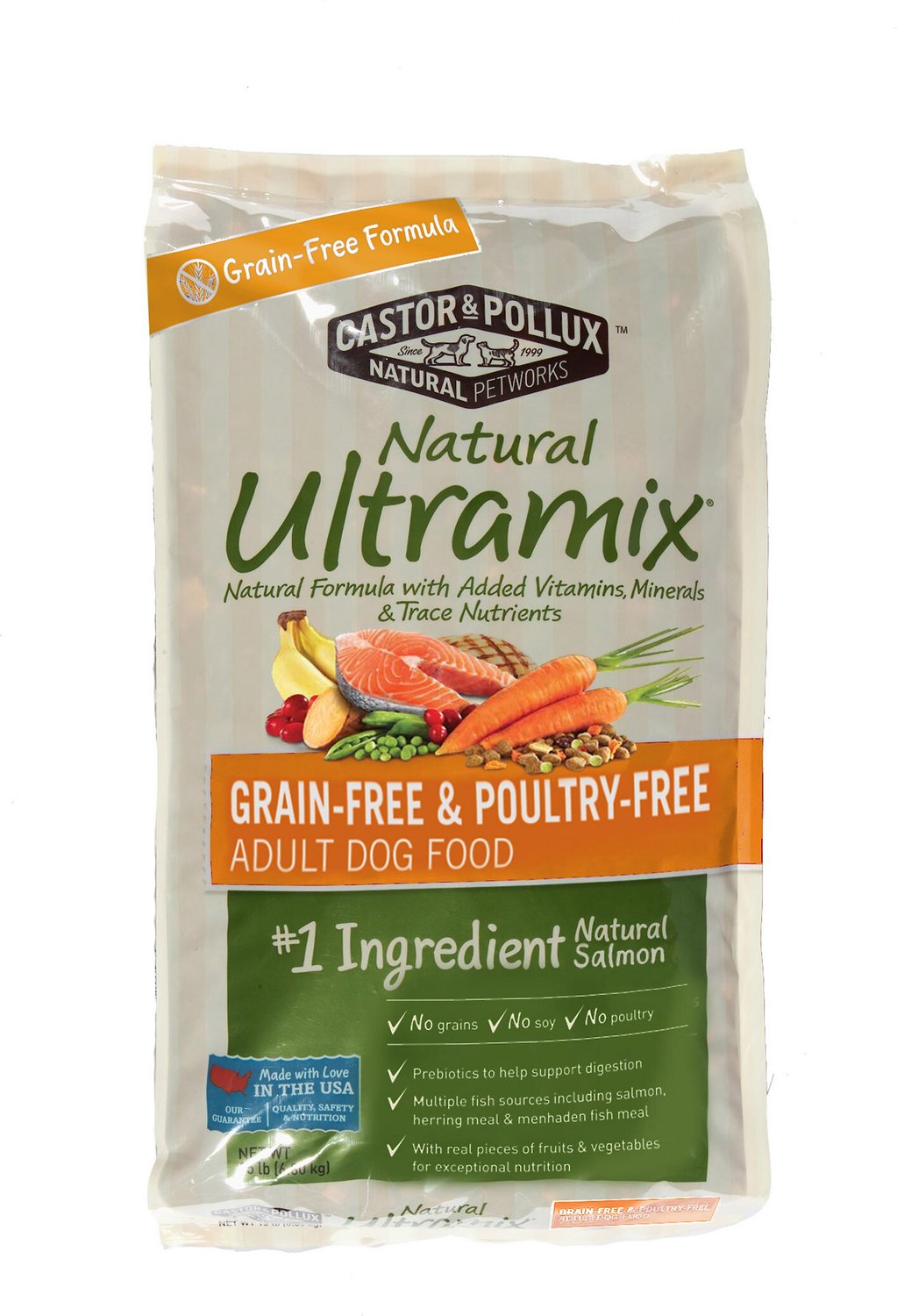 Castor & Pollux Natural Ultramix Salmon Grain-Free ...