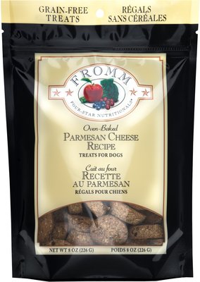 Fromm Four-Star Nutritionals Grain-Free Parmesan Cheese Recipe Dog Treats, slide 1 of 1