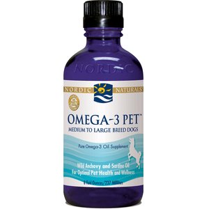 Nordic Naturals Omega-3 Pet Liquid Supplement for Medium & Large Dogs, 8-oz bottle