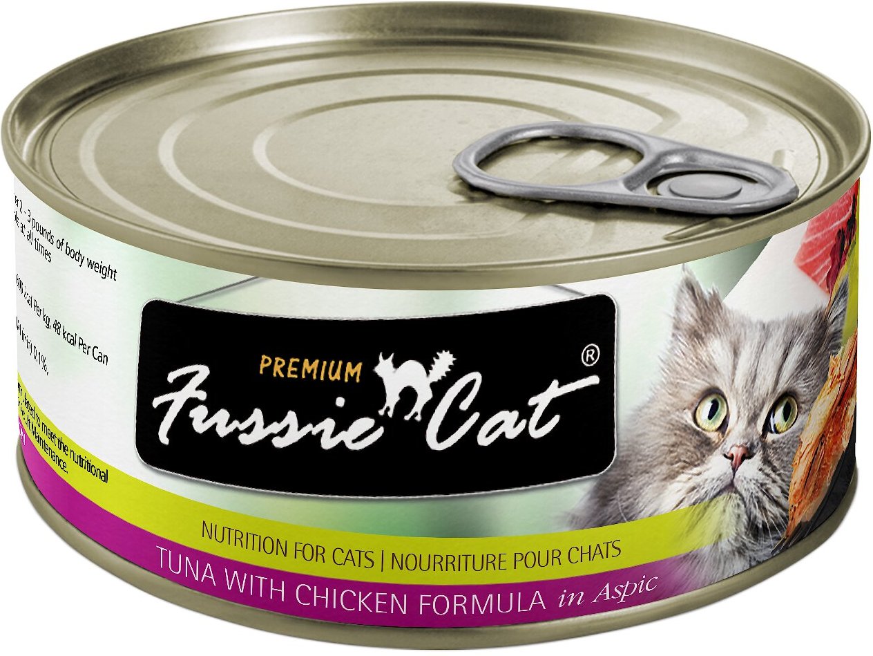 Fussie Cat Premium Tuna with Chicken Formula in Aspic 