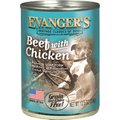 Evanger's Classic Recipes Beef with Chicken Grain-Free Canned Dog Food, 12.8-oz, case of 12
