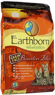 Earthborn Holistic Primitive Feline Grain-Free Natural Dry Cat & Kitten Food, slide 1 of 1