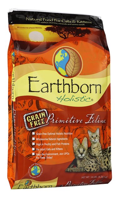 1. Earthborn Holistic Primitive Feline Natural Grain-Free Dry Cat Food