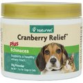NaturVet Cranberry Relief Plus Echinacea Powder Urinary Supplement for Cats & Dogs, 90-count
