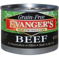 Evanger's Grain-Free Beef Canned Dog & Cat Food, 6-oz, case of 24