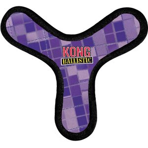 KONG Ballistic Boomerang Dog Toy, Color Varies