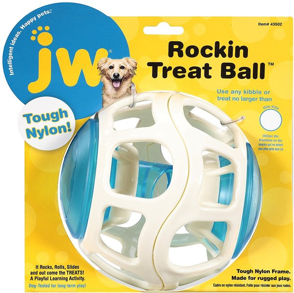 JW Pet Rockin Treat Ball slide 1 of 6