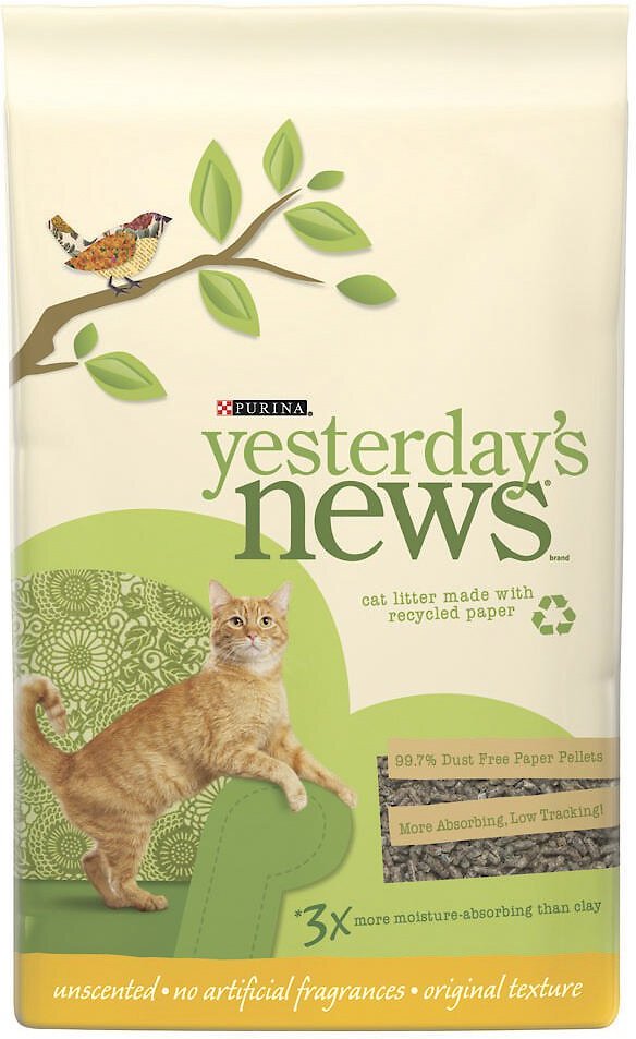 Yesterday's News Original Formula Cat Litter, 30lb bag
