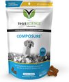 VetriScience Composure Chicken Liver Flavored Soft Chews Calming Supplement for Dogs, 60 count